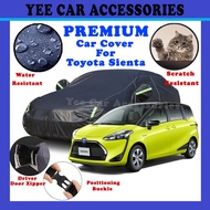 TOYOTA SIENTA PREMIUM Car Cover Outdoor Waterproof Rain Dust Sunshade Kain Tutup Selimut Penutup Ker