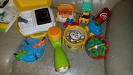 BB玩具，玩具一大堆，(入電的全部正常發聲)，麵包超人發聲電話，廚房，壓力腳踏射波波，鼓，鱷魚鬥食豆，車仔，屯門交收 Child play, bb toys,  Footstep air presse
