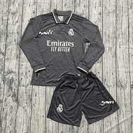Bộ Quần Áo Bóng Đá CLB Real Madrid Dài Tay Hàng Đẹp Đầy Đủ Llogo
