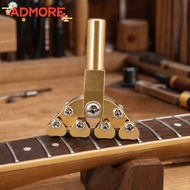 ADMORE Fret Press Tool, Brass Color Brass Guitar Presser, Premium Fret Repair Tool For Fret Leveling