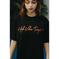 HIGH VALUE TARGET "HVT Tanned and Tipsy" BLACK CVC Cotton Unisex T-SHIRT