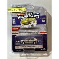 Greenlight Hot Pursuit S.34 1980 Volkswagen Rabbit Greensboro North Carolina Patrol #42910-D Grey (1