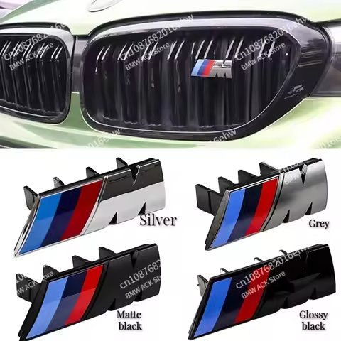 For BMW M Logo X1 X2 X3 X4 X5 X6 F48 G01 E84 E83 F39 F10 F30 G11 G07 G86 G80 G60 E60 E46 3D Car Fron