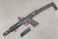 【IDCF】AAP01 改鋁合金 M-LOK 魚骨護木 210MM 精密管 套件成槍版 紅黑配色 16727-2
