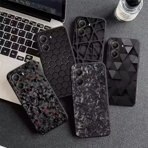 Carbon Fiber Cool Pattern Soft Phone Case for Xiaomi Poco X5 X6 X7 X8 Pro Max X3 F7 F8 Ultra M8 M7 M