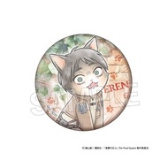 進擊的巨人 調查兵團貓貓 圓形徽章 艾連