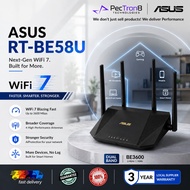 ASUS RT-BE58U BE3600 Dual-Band WiFi 7 Router, 3600Mbps, 2.5G WAN/LAN, AiMesh, 4 External Antennas, A