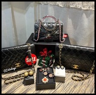 ⚛️現貨銅鑼灣店⚛️ Chanel Pearl Necklace Hermes LV Gucci Prada  bag vintage bag watch wallet necklace brooch