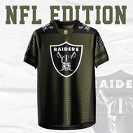 Microfiber Jersey, Sublimated NFL Jersey Design, OLIVE RAIDERS, Malaysia Sport Jersey, Raiders Cloth