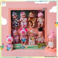 11cm Baby Mini Stuffed Baby Sleeping Dolls For Girls Toys Reborn Alive Babies Kids Toys Plush Sleep 