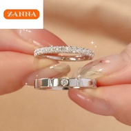 2Pcs/1 Pair Couple Rings Adjustable cincin kahwin sepasang silver original italy cincin silver 925 o