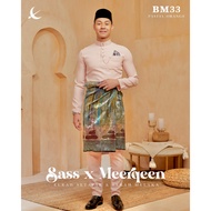 FREE SAMPIN[PASTEL ORANGE ] BAJU MELAYU MAGNIFICENT 4.0 BY ELRAH EXCLUSIVE