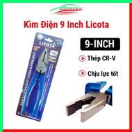 Kìm điện Licota 7inch / 9inch thép cao cấp tay cầm bọc nhựa