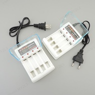 4-Slots Battery Charger Aa/Aaa Ni-Cd Charging Rechargeable Smart Battery Power Charger Us/Eu Plug Fo