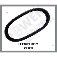 LEATHER BELT VZ125I BLACK