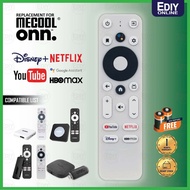 【𝐅𝐑𝐄𝐄 𝐁𝐀𝐓𝐓𝐄𝐑𝐘 𝐀𝐀𝐀𝐗𝟐】 MECOOL ONN REPLACEMENT REMOTE TV BOX ANDROID VOICE SMART TV 4K UHD KM2 10002464