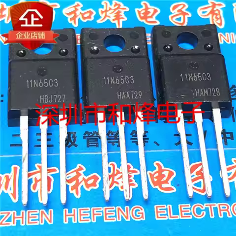 10PCS 11N65C3 SPA11N65C3 TO-220F 650V 11A 100% New&original