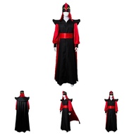 The Aladdin Return Of Jafar Cosplay Robe Cloak Cape Hat Outfit Costume Wizard