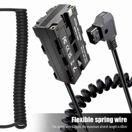 Muslady-Dual-Sided F550 NP-F Dummy แบตเตอรี่ Cross-Shaped TO D-Tap สายไฟ 5-12V Type-C สำหรับ Field M