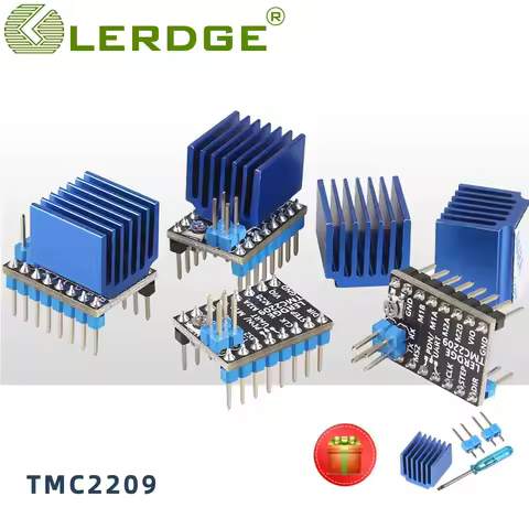 LERDGE 3D Printer Parts TMC2209 Stepper Motor Driver 256 UART TMC2208 A4988 LV8729 TMC2130 Board Ult