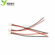 XH2.54-2P Terminal Wire Red Black Wire Single Head Tin 2P Connection Wire 10CM