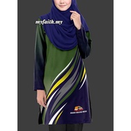 Tshirt Women & Men Jersey Baju Sukan Sekolah Baju Jersey Muslimah Custom Baju Muslimah Murah Plus Si