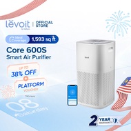 Levoit Core 600S Smart WiFi Air Purifier Dust Sensor Air Quality for Large Room (148m²/1593 sqft)