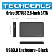 Orico 2577U3 2.5-inch SATA USB3.0 Enclosure - Black