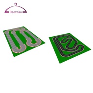 [deevoka] Children's Play Mat, Soft Car Play Mat, Kids' Rug, Interactive Crawling Mat, Flannel, Anti