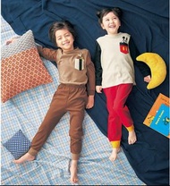 【預購】日本｜迪士尼＃米奇／奇奇蒂蒂：棉95%＋聚氨酯5%＊長袖！睡衣／童裝組（90~140cm）。