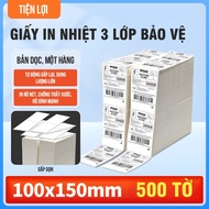 Giấy In Nhiệt A7 500 Tờ Cho Máy In Vận Đơn – Giấy In Tem Nhiệt Gấp Gọn Dễ Sử Dụng In Rõ Nét Màu