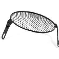 6.7inch Dia 12V 35W Yellow Light Round Shape Headlamp Silver Tone w Cover for Halley (id: 3da ad7 f9