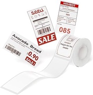 NIIMBOT Labels, Red Black Font Label for B21Pro Label Printer, 50 x 80 mm, White, 95 Labels/Roll