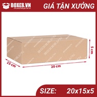 20x15x5 Combo 100 hộp carton Boxes đóng gói hàng giá tại xưởng