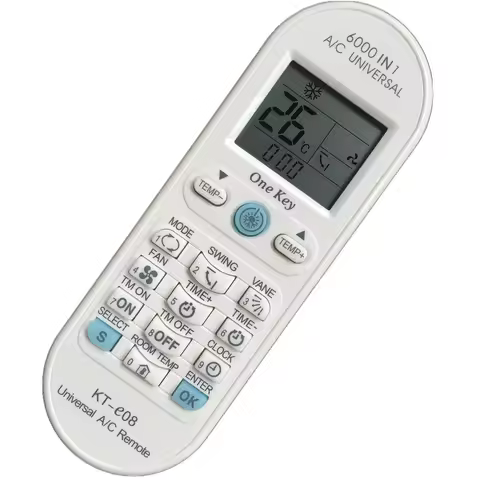 Air Conditioner A/C Conditioning Universal Remote Control for Toshiba Panasonic Sanyo Fujitsu KT-e08