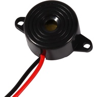 Alarm Buzzer, 3-24V Piezo Electronic Tone Buzzer Alarm Continuous Sound Cable Length 100mm Electroni