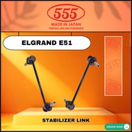 100% BRAND 555 JAPAN 2 PCS FRONT / REAR STABILIZER LINK SLN320/5 ELGRAND E51