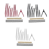 High Clearance Chassis Link Rod And Steering Rod For Axial SCX24 AXI00005 Jeep Gladiator 1/24 RC Car