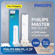 Philips Master Energy Saving Down Light Bulb PLC 18W/865/2P Cool Daylight (White) 6500k Or 18W/827/2