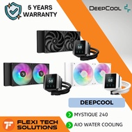 Flexi Tech Deepcool MYSTIQUE 240 (AIO/ ARGB AIO) Water Cooling - Black & White