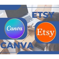 [Course] 2025 Make Passive Income with Canva Templates Etsy Template Shop