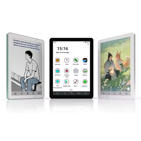 Bigme B6 ebook reader, 6‘’ color E-Ink display, 36-level front light paper-like eBook, 4+64GB, Andro
