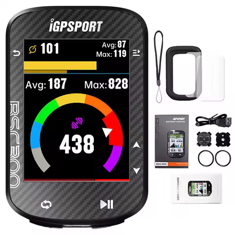 iGPSPORT BSC300 BSC 300 Bike GPS Computer Cycling Global Map Navigation Wireless Odometer ANT+ Senso