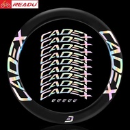 ☈Road bike CADEX bicycle stickers road bike rim decals wheel set Rim sticker bicycle accessories ~W