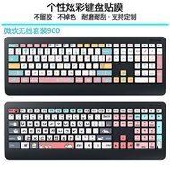 Microsoft Microsoft) 900 Keyboard Sticker Desktop Computer Office Button Letter Film