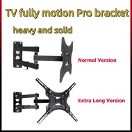 DIY.Tools 32-55inch 【UNIVERSAL TV Wall Mount Bracket】Fully Adjustable Tilt Triple Arm Retractable HOLDER  DINDING Connor