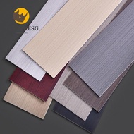 TARSURESG Floor Tile Sticker, Self Adhesive Windowsill Skirting Line, Home Decor Waterproof Living Room Wood Grain Corner Wallpaper