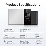 Smart Nutrition Kitchen Electronic Scale with Calorie Intake Function Can Be Used by Bluetooth Conne