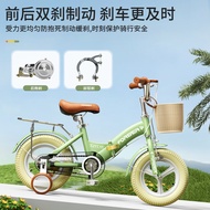 S/🔔Permanent Children's Bicycle3-6-10Children's Bicycle Foldable Boys and Girls Bicycle Baby's Stroller Bicycle ZPLU