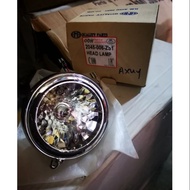 C50/C100 LAMPU DEPAN CHROME SET + MENTOL + SOCKET / HEAD LAMP